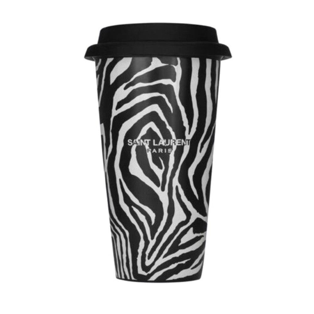 Saint Laurent Ceramic Coffee Mug | Zebra